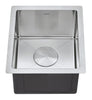 ZUHNE 16-Gauge Stainless Steel Undermount Kitchen Sink with Commercial Grade Sound (13 by 15 Inch Bar Sink)