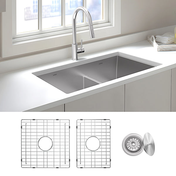 Modena 16-Gauge Stainless Steel Single Bowl Undermount Kitchen Sink, Commercial Grade (32 x 19 LD)