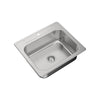 ZUHNE Drop-In Utility Laundry Kitchen Sink Stainless Steel (25 by 22 Single Bowl) Grade B