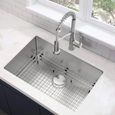 ZUHNE 16-Gauge Stainless Steel Undermount Kitchen Sink | Commercial Gr ...