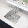 ZUHNE Drop-In Utility Laundry Kitchen Sink Stainless Steel (25 by 22 Single Bowl)