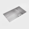 Modena 16-Gauge Stainless Steel Single Bowl Undermount Kitchen Sink, Commercial Grade (32 x 18 Inch)