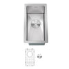 ZUHNE 16-Gauge Stainless Steel Kitchen Sink | Single Bowl Undermount | Trusted by Builders & Architects Globally(Modena 10V2)