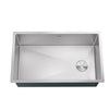 Modena 16-Gauge Stainless Steel Single Bowl Undermount Kitchen Sink, Commercial Grade (32 x 18 Inch)