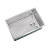 Modena 16-Gauge Stainless Steel Single Bowl Undermount Kitchen Sink, Commercial Grade (30 x 18 Inch)