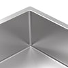 Modena 16-Gauge Stainless Steel Single Bowl Undermount Kitchen Sink, Commercial Grade (32 x 18 Inch)