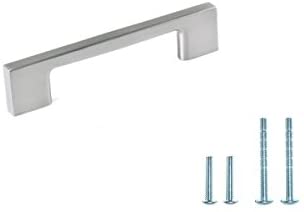 Modern Wide Die Cast Cabinet Handle Pull with Flexi Screw System by Zuhne