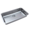 ZUHNE Milan Undermount ADA Handicap Kitchen Sink Stainless Steel (32" by 19" by 5.5" Single Bowl)