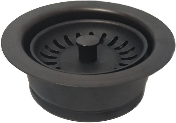 Copper Kitchen Sink Strainer & Waste Disposer Adapter in ORB (Oil Rubbed Bronze) Finish