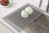 ZUHNE Roll-Up Over the Sink Dish Drying Rack, Gray