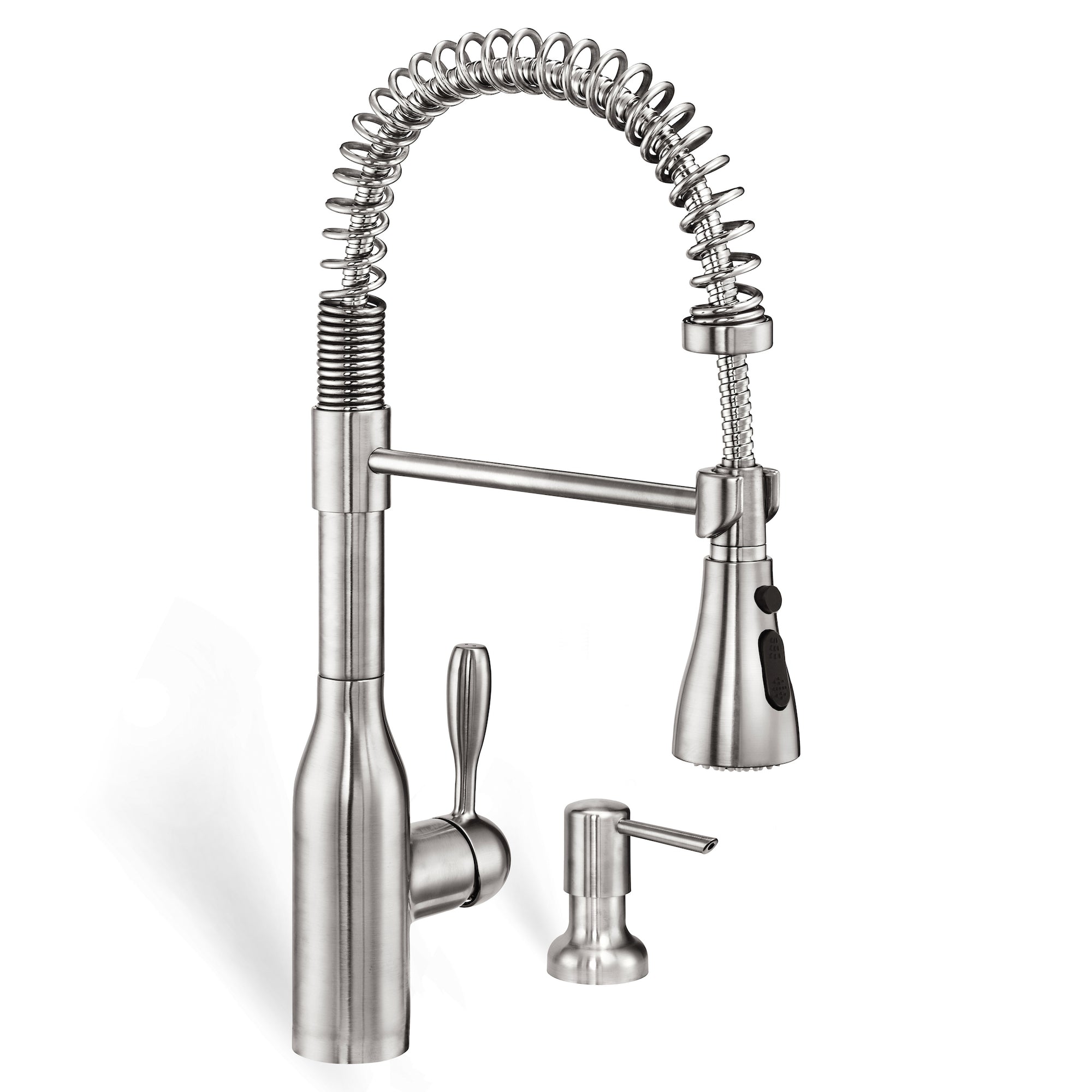 ZUHNE Flux Pull Out Industrial Spring Water Saving Single Lever Kitche