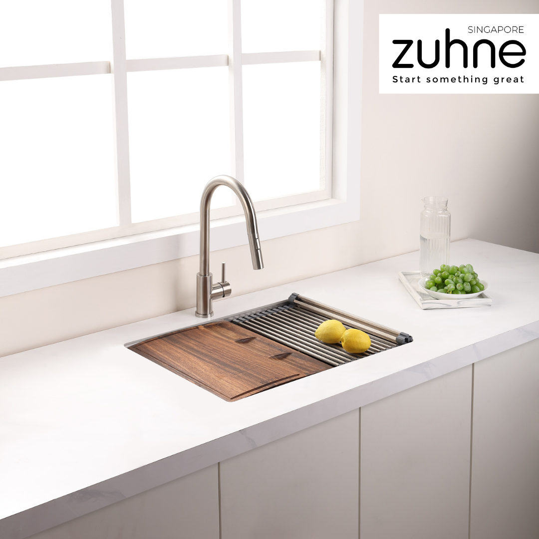 EcoChannels Kitchen Sink, 25 x 22 Inch Drop in Kitchen Sink