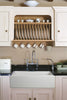 ZUHNE Ostia White Farmhouse Single Bowl Fireclay Kitchen Sink (30” Reversible Apron)