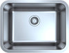 ZUHNE Milan Undermount ADA Handicap Kitchen Sink Stainless Steel (23" by 18" by 5.5" Single Bowl)