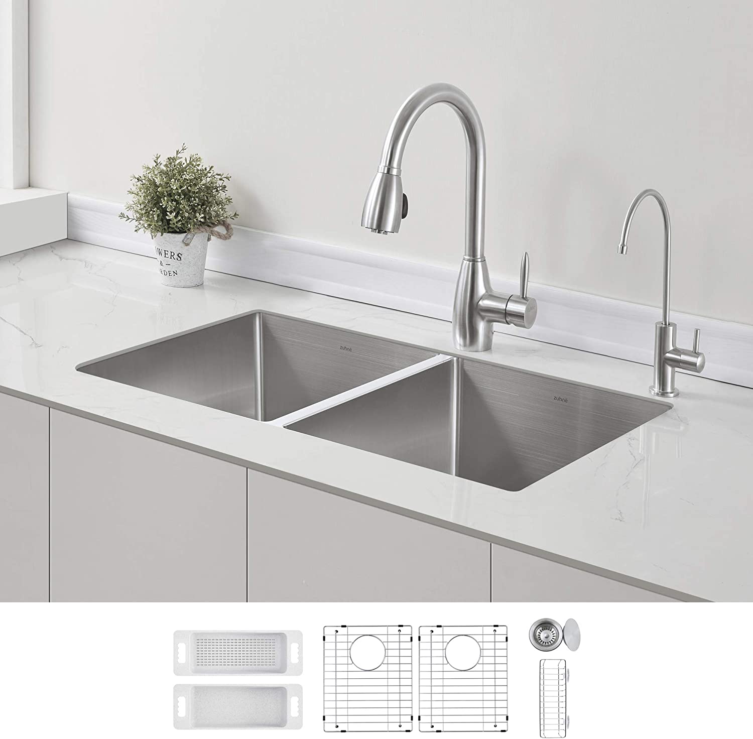 Best Farmhouse, Undermount and DropIn Kitchen Sinks Zuhne
